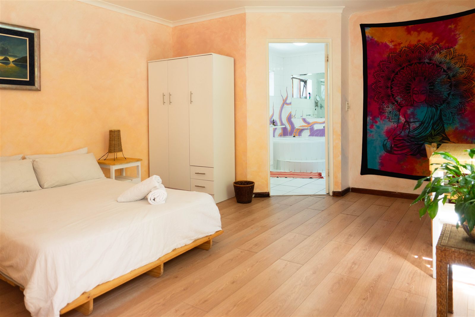 A private en-suite room at Khaya