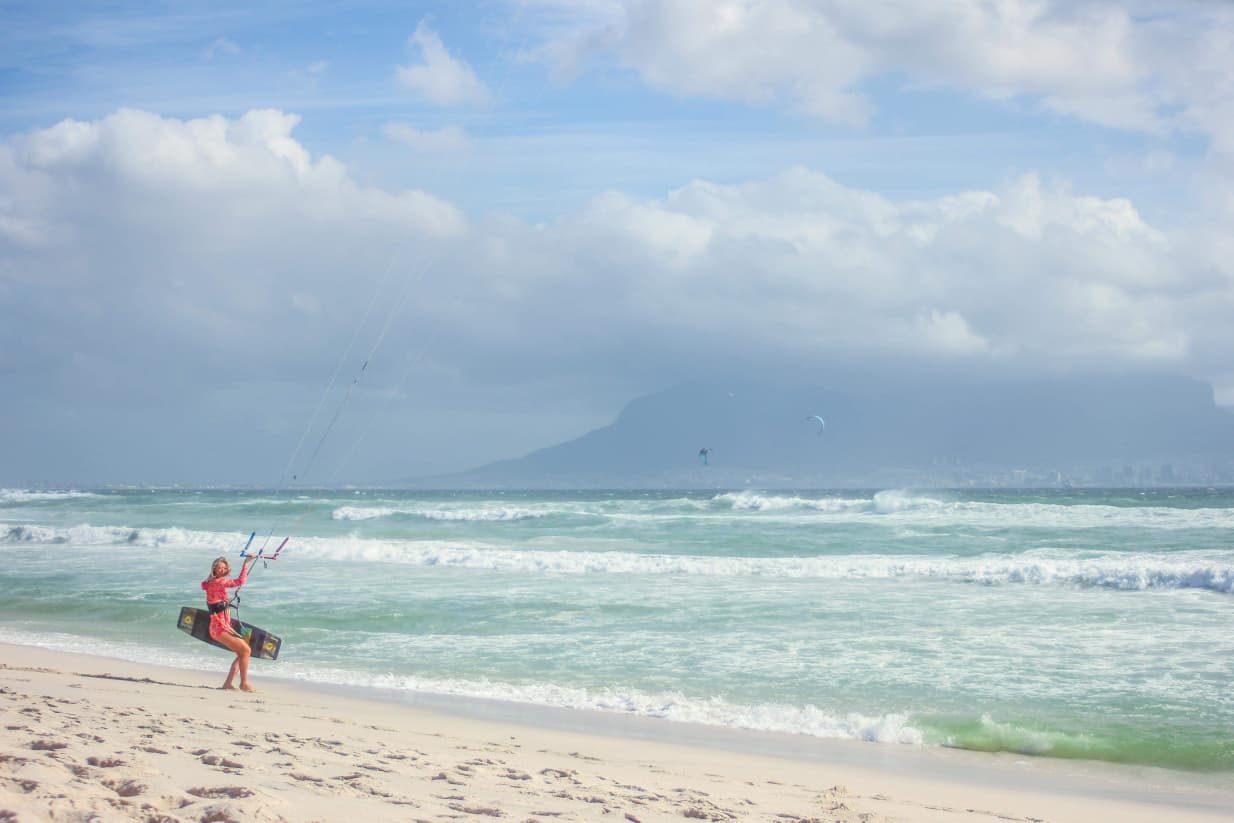 A quiet October afternoon on Blouberg beach